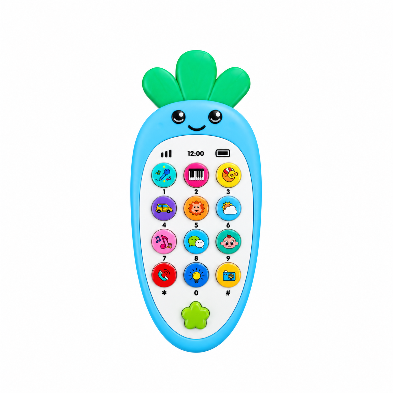 Carrot-Shaped Musical Learning Phone for Kids