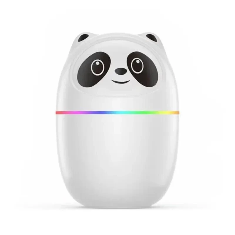 Cute Panda Mini USB Humidifier with Colorful LED Light