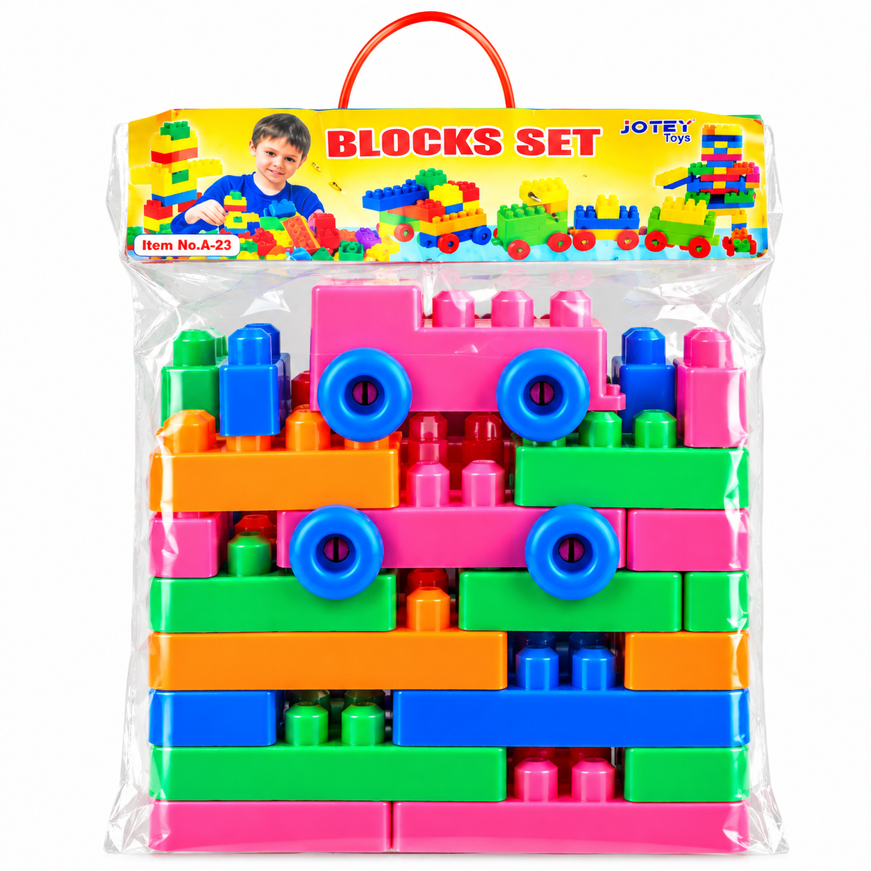 Large Building Blocks Set for Kids – JOTEY Toys A-23