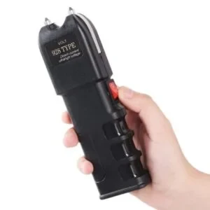 928 High-Voltage Stun Gun Big with LED Flashlight, Rechargeable light